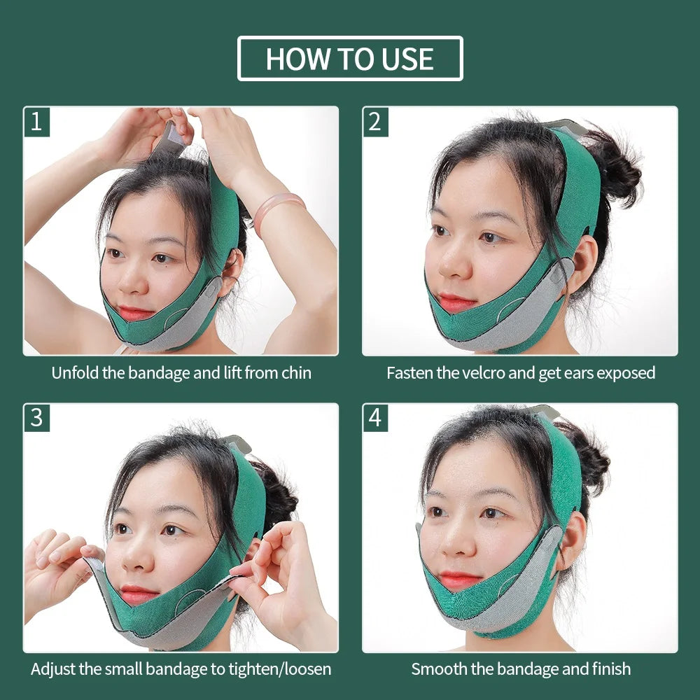 Slimming face bandage 