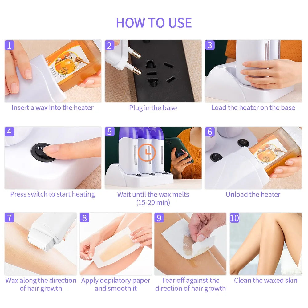 Electric Hair Removal Heater Set, Base