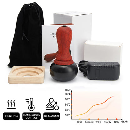 Electric hot stone massager GuaSha