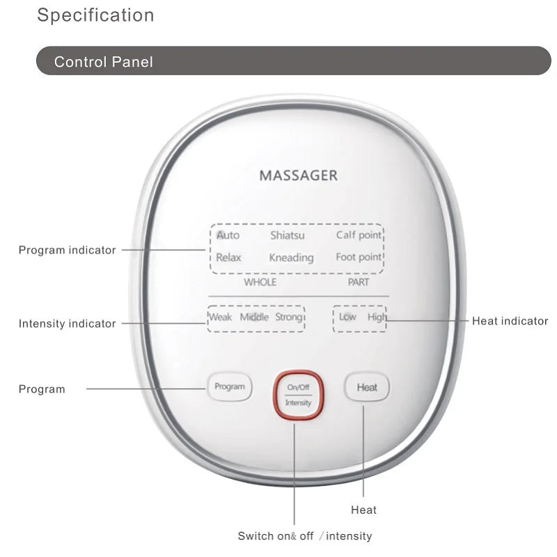 Air Compression Leg and Foot Massager