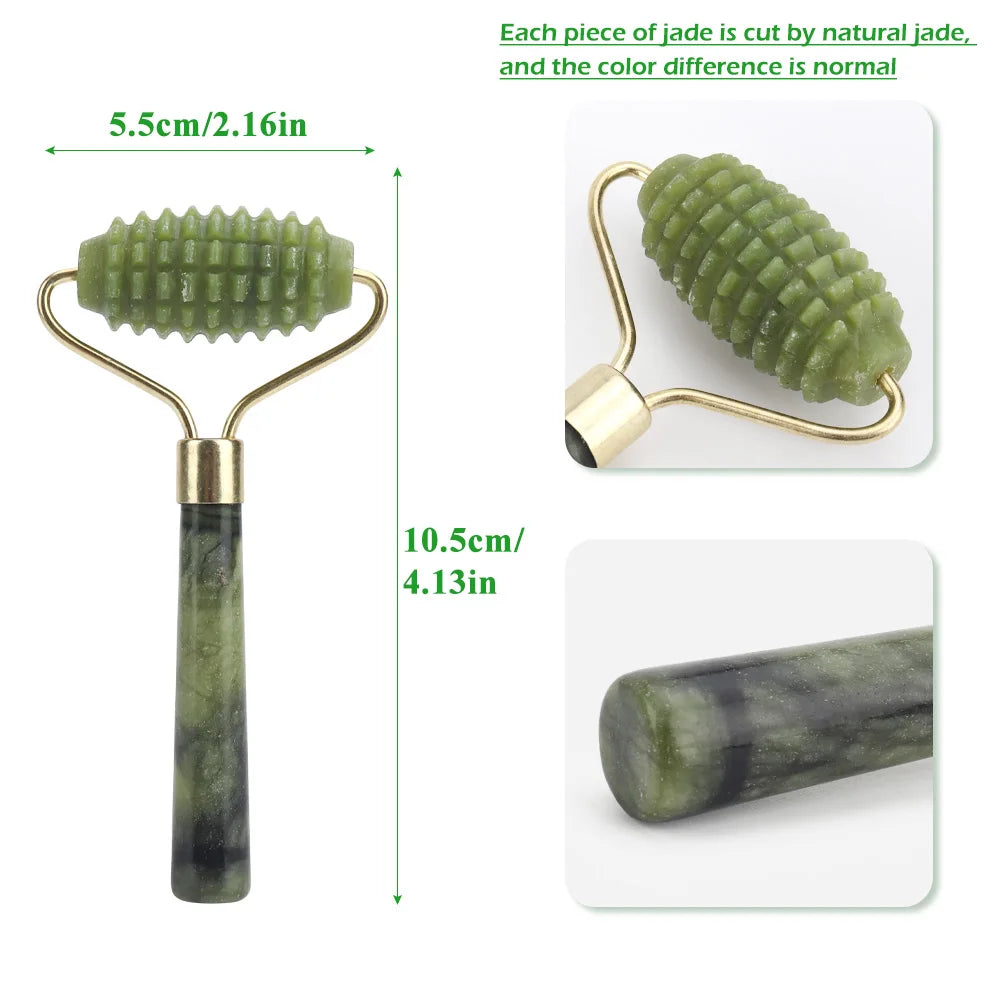 5 Styles Natural Jade Massage Roller 