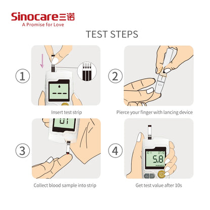 Sinocare GA-3 Blood Glucose Test Strips