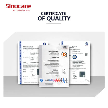 Sinocare Safe AQ UG-Harnsäure-Blutzuckerteststreifen, 50/100 Stück