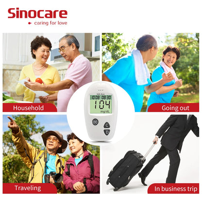 Sinocare Safe-Accu -Test Strips and Lancets (50/100/200/300/400/500 pcs)