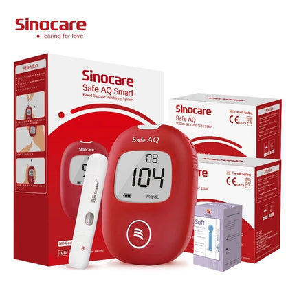 Sinocare Safe AQ – Intelligentes Blutzuckermessgerät-Set