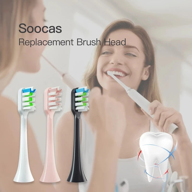 Têtes de brosse à dents compatibles avec SOOCAS X3/X3U/X5