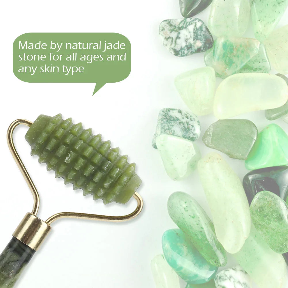 5 Styles Natural Jade Massage Roller 