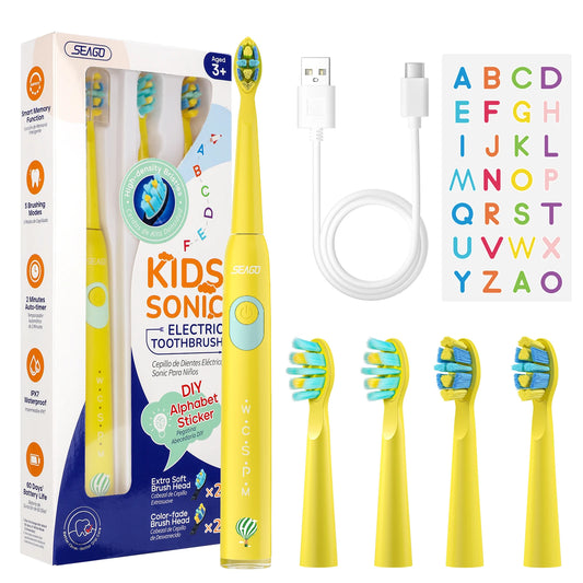 Seago -Brosse à dents électrique pour enfants de +6 ans SG-2303