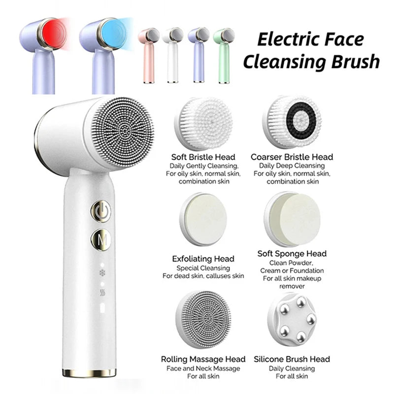 6 in 1 Ultrasonic Electric Brush