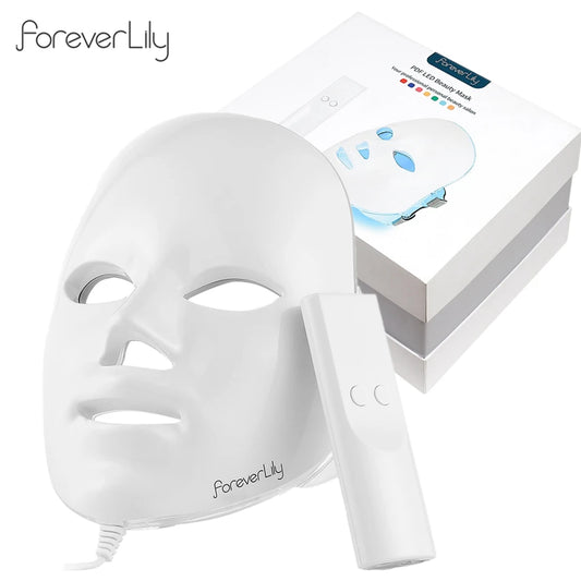 Masque facial LED, thérapie photonique