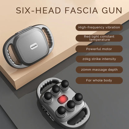 Six Head Muscle Massage Gun