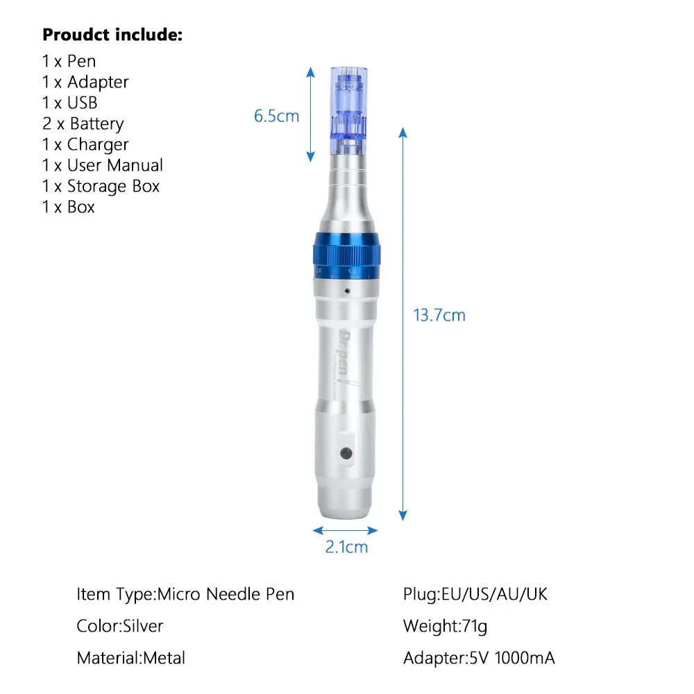 Dr Pen Ultima A6 with 2 Needle Cartridges