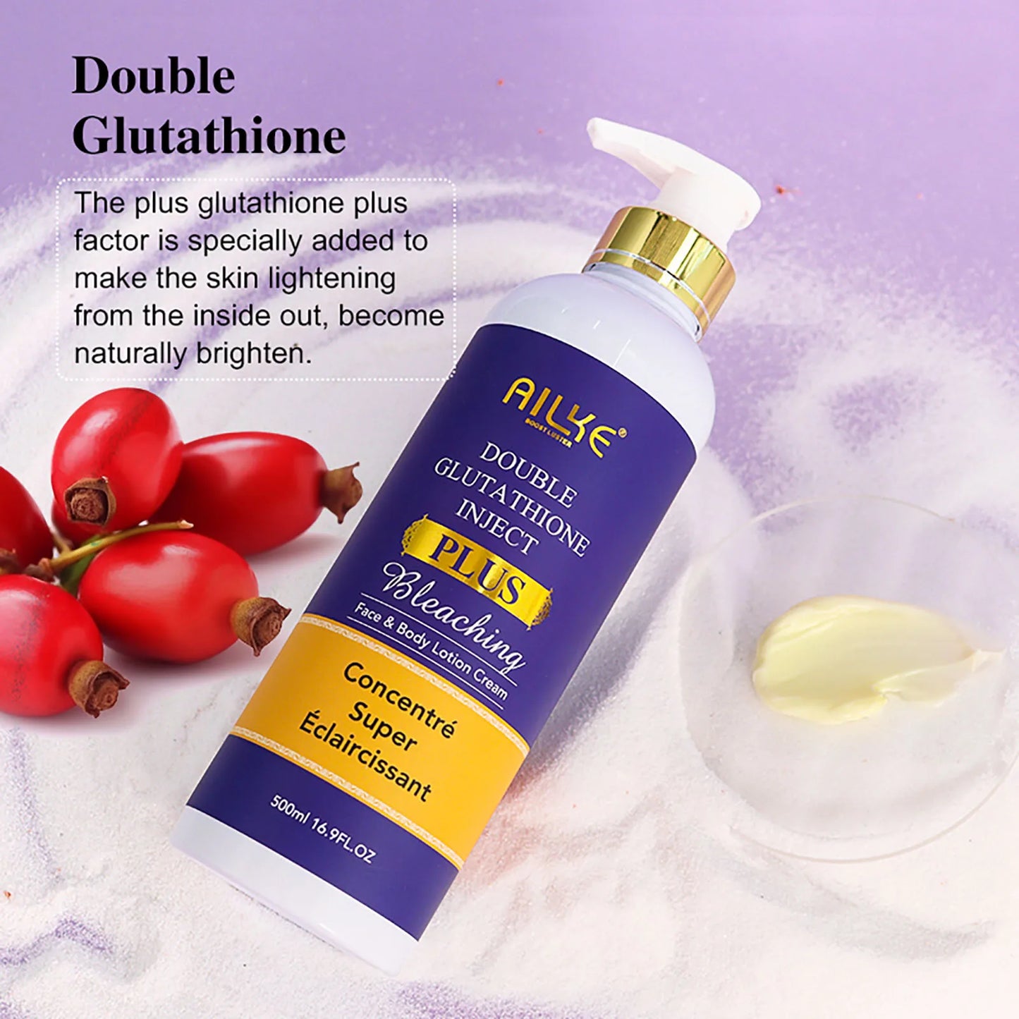 AILKE-Produit de Soins de la Peau Double Glutathion Wiltshire