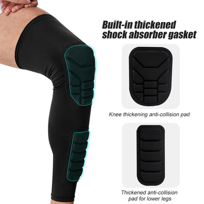 GENGGAO-Manchon de Compression pour Genoux et Mollet, 1 Pièce