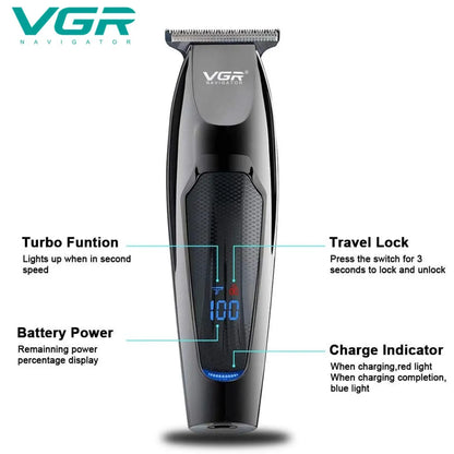 VGR-Tondeuse cheveux professionnelle V-070