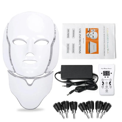 Masque facial de thérapie par la lumière rouge LED