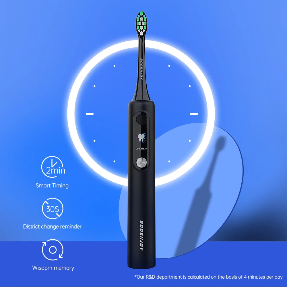 SOOENJOY NB-1 Sonic Electric Toothbrush with LCD Display