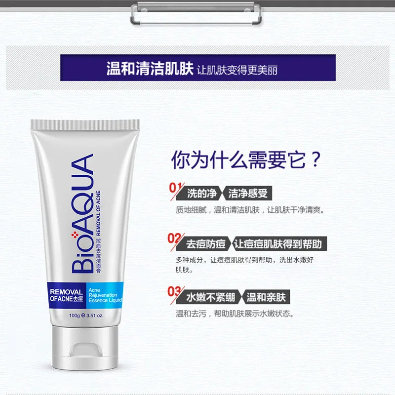 BIOAQUA – nettoyant pour le visage