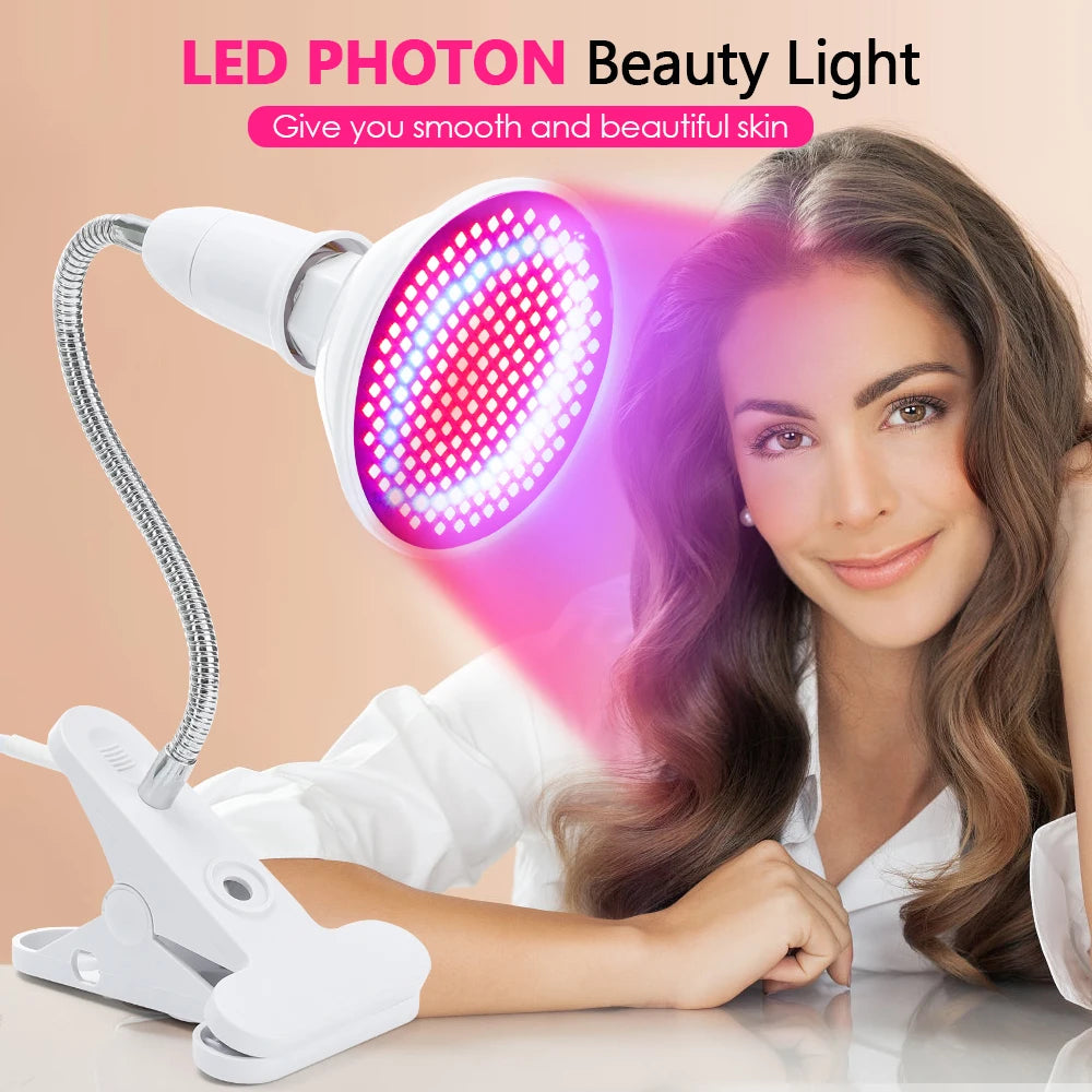 LED Red Light Photon Therapy Face Mask