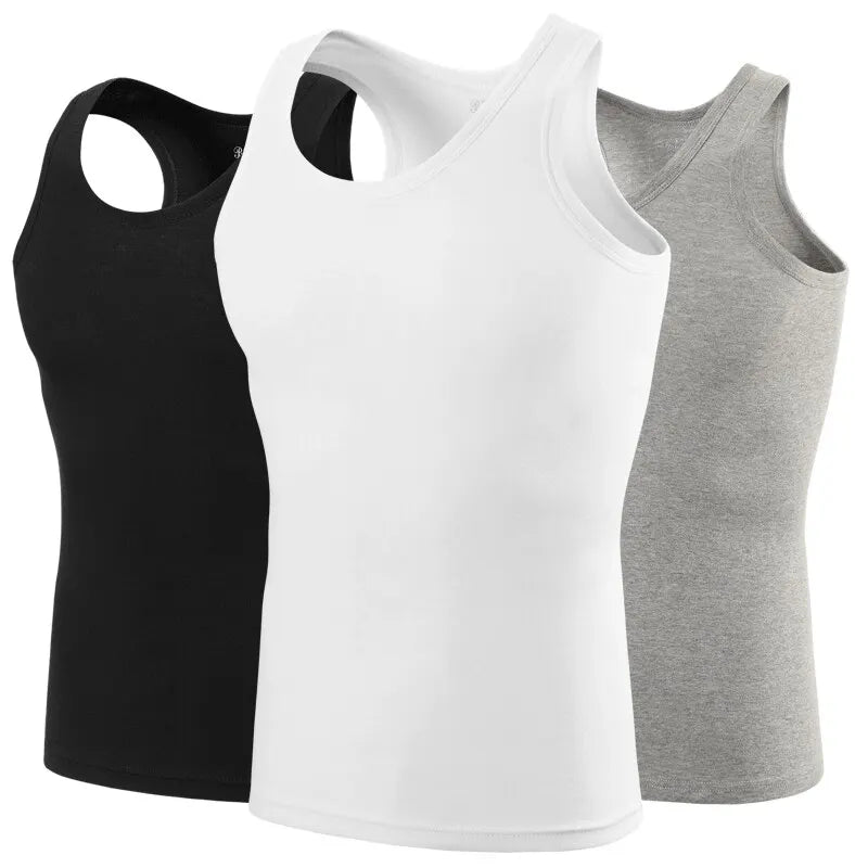 Men Pure Cotton Bodybuilding Vest