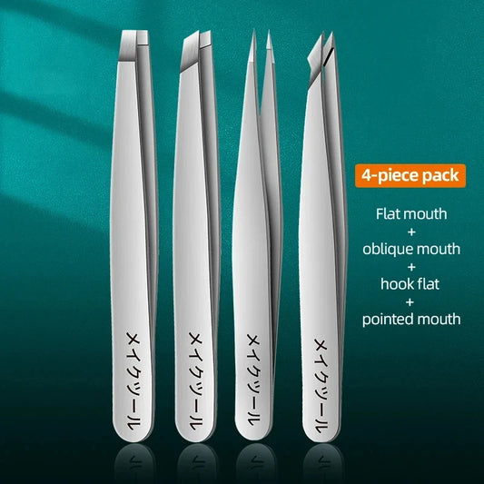 Stainless Steel Precision Eyebrow Tweezers