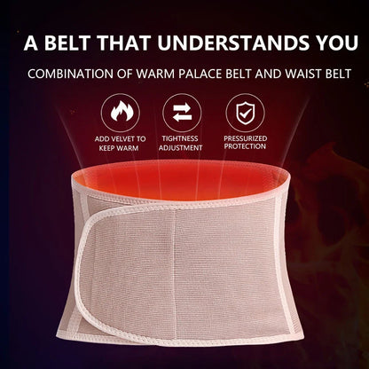 Heating belt for the waist