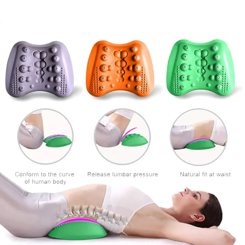 Lumbar support pillow for oto institutes