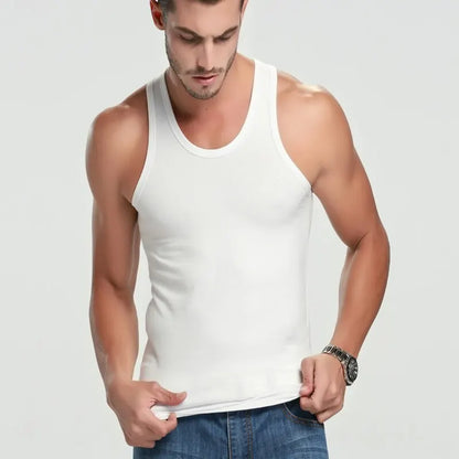 Men Pure Cotton Bodybuilding Vest