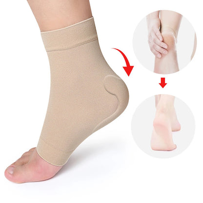 GENGGAO-Gel Ankle Sleeves for Malleolar, 1 Pair