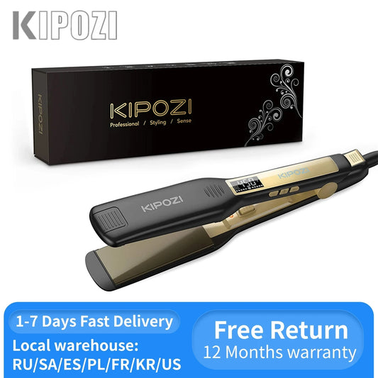 KIPOZI – professional titanium hair straightener