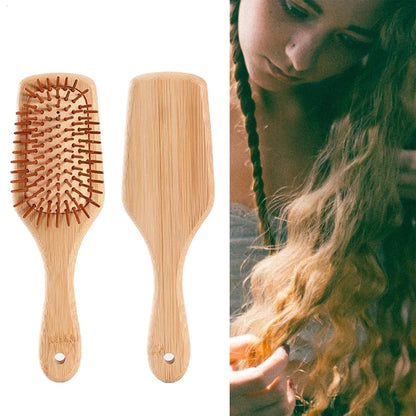 Bamboo Wood Hair Combs