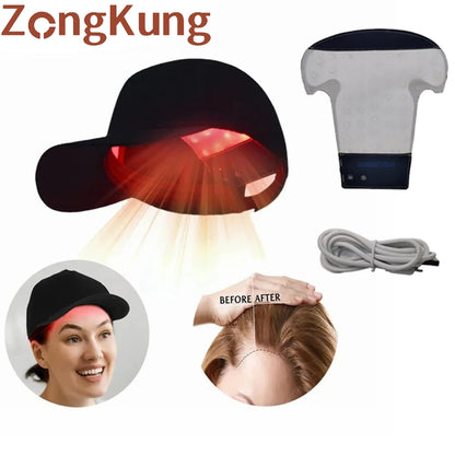 ZONGKUNG-Red Light Hair Growth Cap