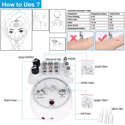 3 in 1 facial skin care machine