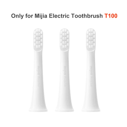 3er-Pack Original XIAOMI MIJIA T100 T300 T500 Schallzahnbürstenköpfe