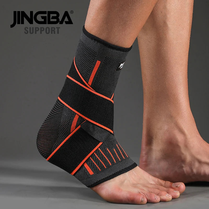 JINGBA-1 Piece Ankle Brace Compression Sleeve