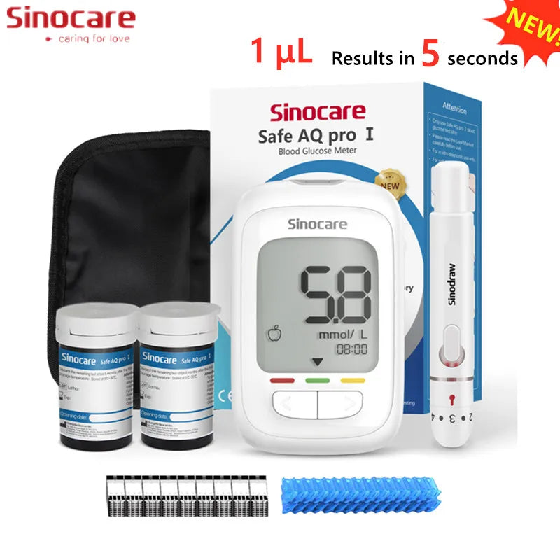 Sinocare Safe AQ Pro I-Blood Glucomcirculation Kit