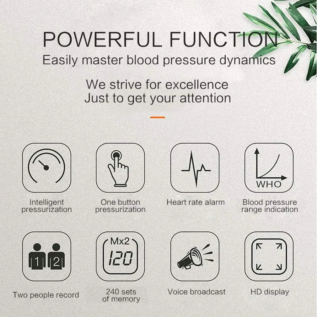 Voice Controlled Blood Pressure Monitor in English