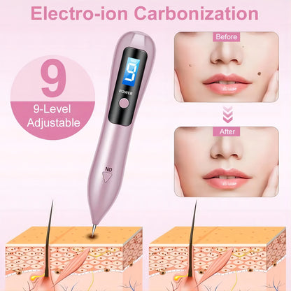 Liquid Crystal Laser Plasma Pen Blackhead Remover