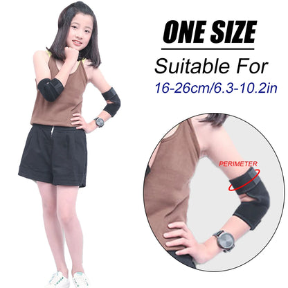 1 Pair Adjustable Elbow Support for Kids