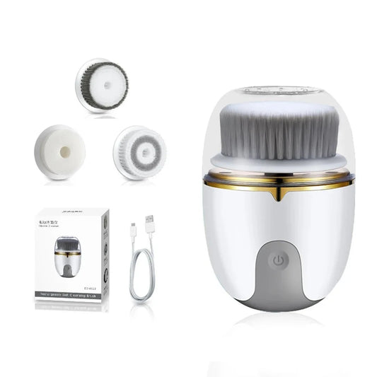 3 in 1 Electric Ultrasonic Facial Cleaner