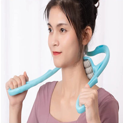 6 Wheel Manual Neck Massager with Ball