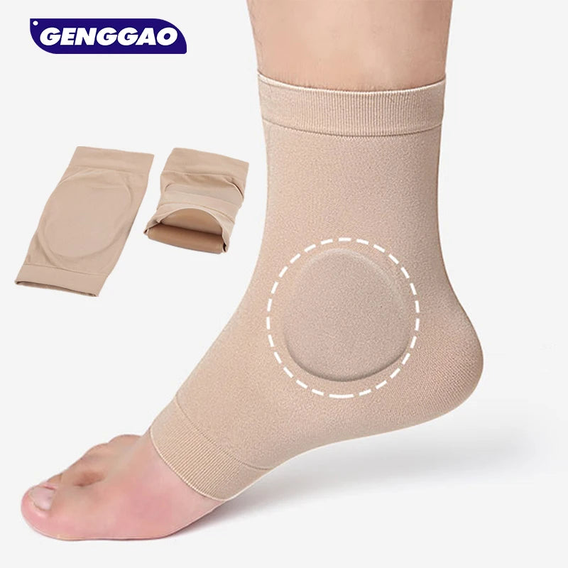 GENGGAO-Gel Ankle Sleeves for Malleolar, 1 Pair