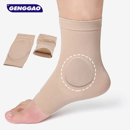 GENGGAO-Gel Ankle Sleeves for Malleolar, 1 Pair