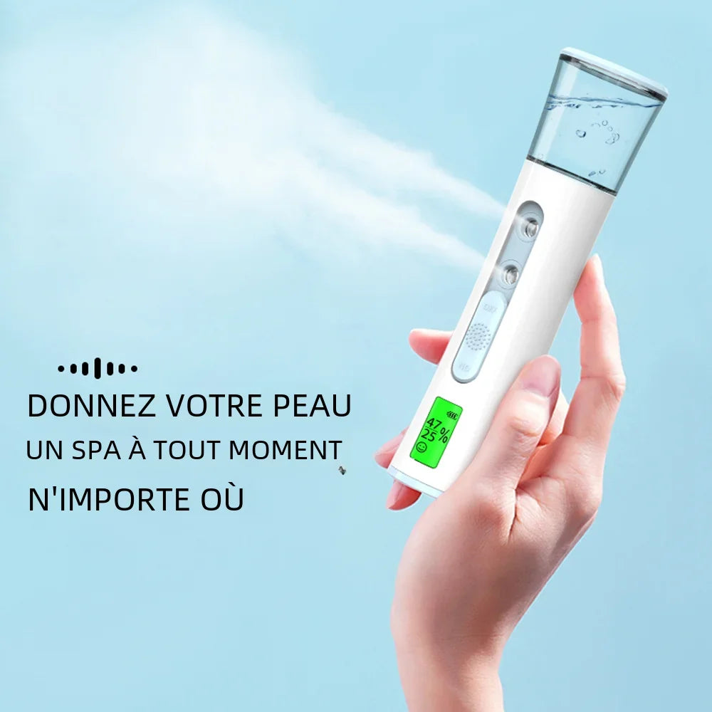 Vaporisateur facial portable avec affichage LED