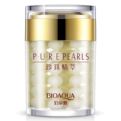 BIOAQUA -Crème pour le visage à base de perles pures-2pcs