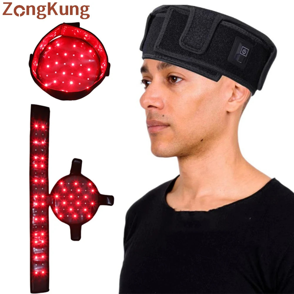 ZONGKUNG-Red Light Infrared Therapy Cap