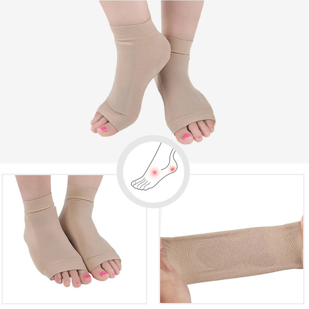 GENGGAO-Gel Ankle Sleeves for Malleolar, 1 Pair