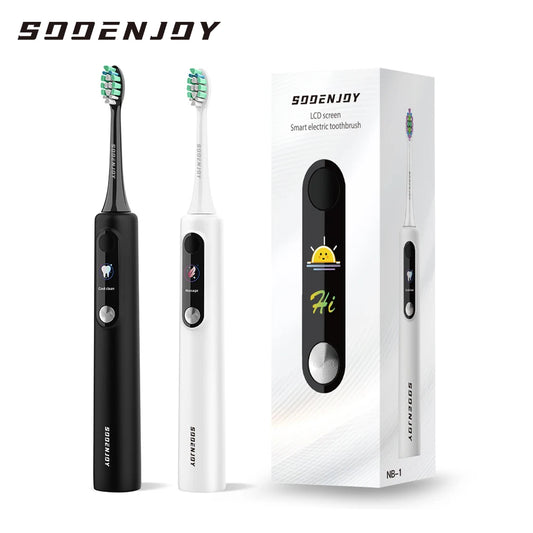 SOOENJOY NB-1-Sonic Elektrische Zahnbürste mit LCD-Display