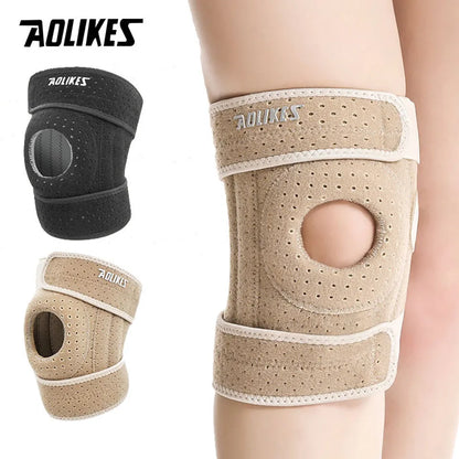 AOLIKES-Atmungsaktive Vierfeder-Kniebandage, 1 Stück