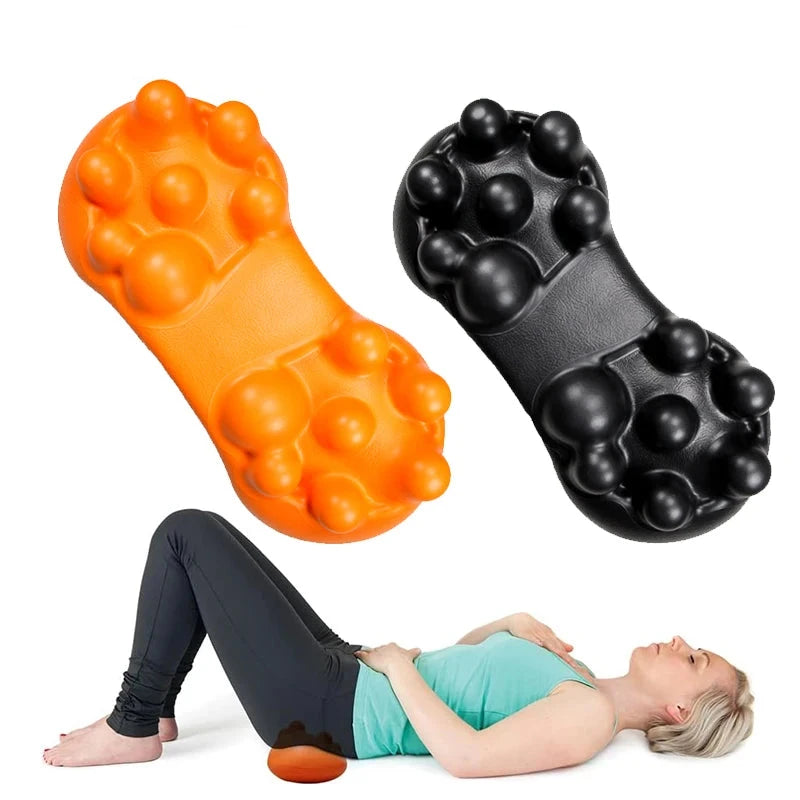 Muscle Stretching Device with 14 Massage Buttons